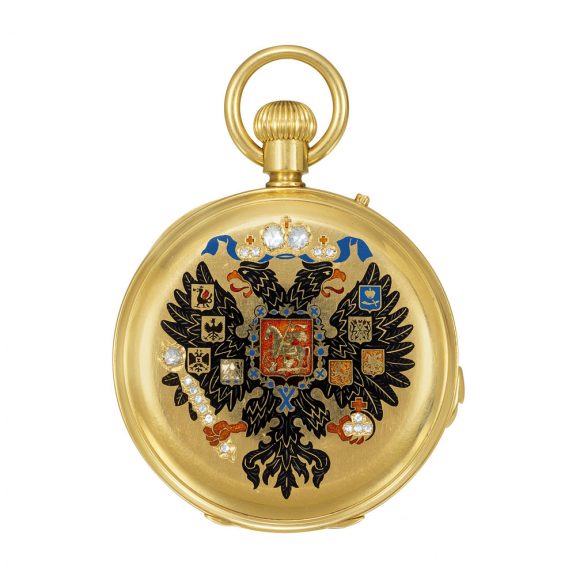Swiss gold repeater with grande and petite sonnerie Circa 1890 Swiss gold repeater with grande and petite sonnerie Circa 1890