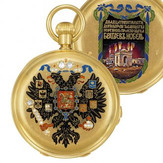 Swiss gold repeater with grande and petite sonnerie Circa 1890