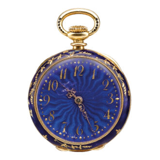 Fine Swiss gold, enamel and diamond set watch Circa 1895 Fine Swiss gold, enamel and diamond set watch Circa 1895