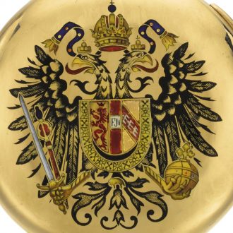 Swiss minute repeating pocket watch with chronograph Circa 1900