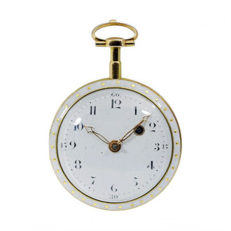 Swiss gold ornamental pocket watch circa 1770 Swiss gold ornamental pocket watch circa 1770