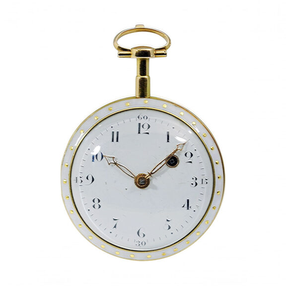 Swiss gold ornamental pocket watch circa 1770 Swiss gold ornamental pocket watch circa 1770