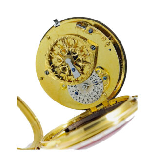 Swiss gold ornamental pocket watch circa 1770 Swiss gold ornamental pocket watch circa 1770