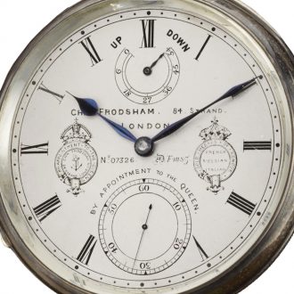 English deck watch with two-day power reserve Circa 1887