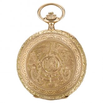 German gold lever pocket watch in Renaissance style Circa 1899
