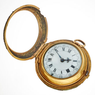 Dirk Koster Dutch verge pocket watch circa 1760