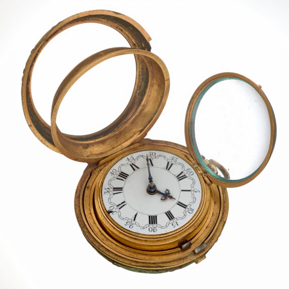Dirk Koster Dutch verge pocket watch circa 1760 Dirk Koster Dutch verge pocket watch circa 1760