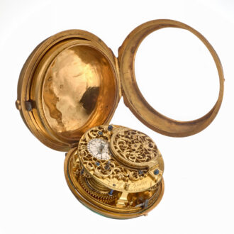 Dirk Koster Dutch verge pocket watch circa 1760