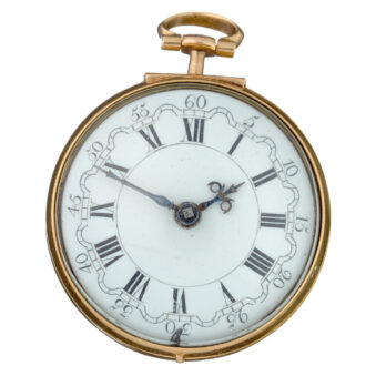 Dirk Koster Dutch verge pocket watch circa 1760