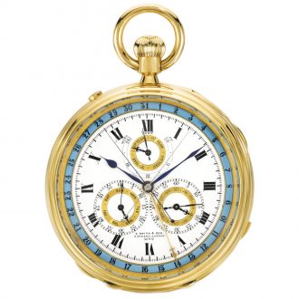 English complicated repeating chronograph clockwatch Circa 1903