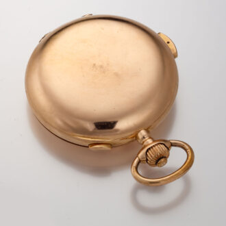 A Swiss gold complicated lever pocket watch Circa1900