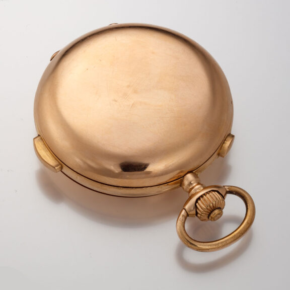 A Swiss gold complicated lever pocket watch Circa1900 A Swiss gold complicated lever pocket watch Circa1900