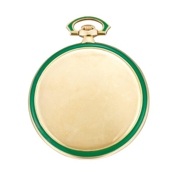 Extremely rare Swiss gold enamel Art Deco pocket watch Circa 1920 Extremely rare Swiss gold enamel Art Deco pocket watch Circa 1920