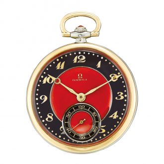 Swiss two-colour gold keyless lever Art Deco dress watch Circa 1920