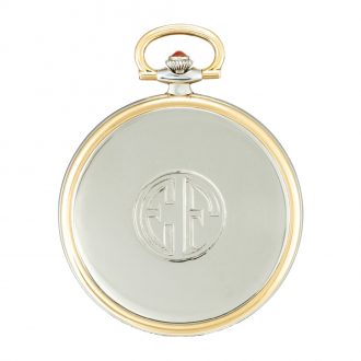 Swiss two-colour gold keyless lever Art Deco dress watch Circa 1920