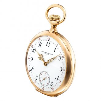 Swiss gold lever watch with Guillaume balance Circa 1905