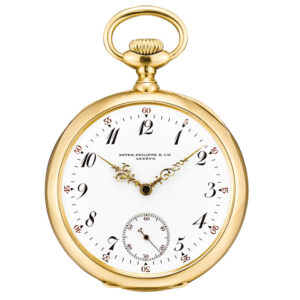 Swiss gold lever watch with Guillaume balance Circa 1905