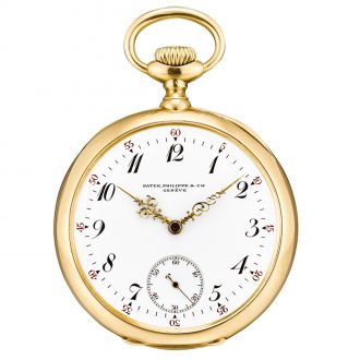 Swiss gold lever watch with Guillaume balance Circa 1905