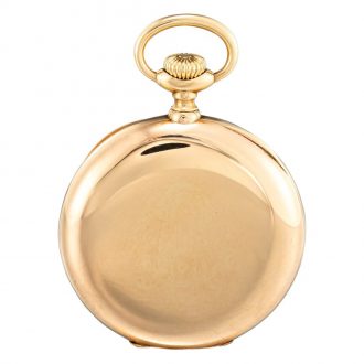 Swiss gold lever watch with Guillaume balance Circa 1905