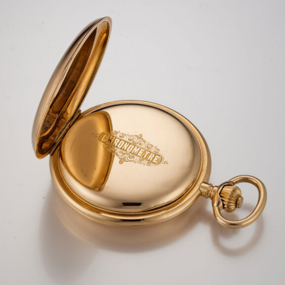 Swiss large heavy gold hunting case high quality watch Circa 1900 Swiss large heavy gold hunting case high quality watch Circa 1900