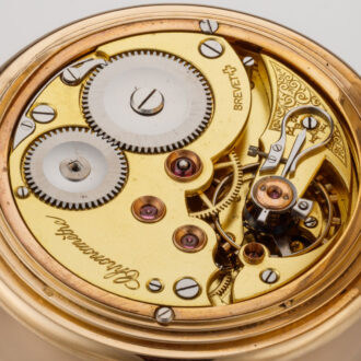 Swiss large heavy gold hunting case high quality watch Circa 1900