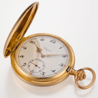 A Swiss 18 carat gold Longines high-quality watch Circa 1910