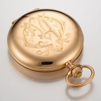 A Swiss 18 carat gold Longines high-quality watch Circa 1910