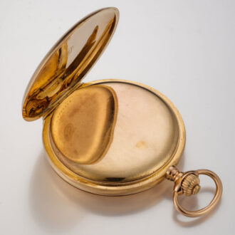 A Swiss 18 carat gold Longines high-quality watch Circa 1910