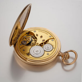 A Swiss 18 carat gold Longines high-quality watch Circa 1910