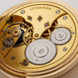 A Swiss 18 carat gold Longines high-quality watch Circa 1910