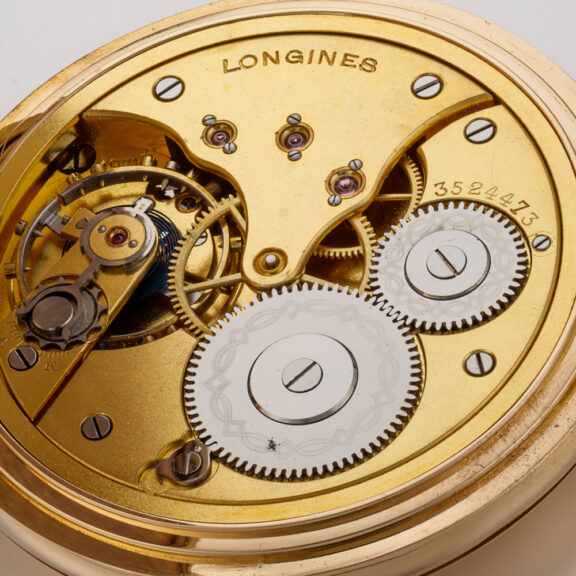 A Swiss 18 carat gold Longines high-quality watch Circa 1910 A Swiss 18 carat gold Longines high-quality watch Circa 1910