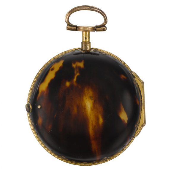 Swiss verge pocket watch in a tortoiseshell case Circa 1790 Swiss verge pocket watch in a tortoiseshell case Circa 1790