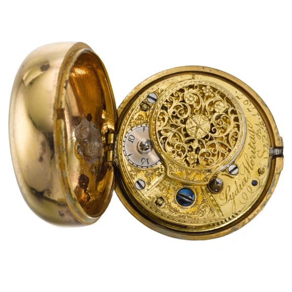 Swiss verge pocket watch in a tortoiseshell case Circa 1790 Swiss verge pocket watch in a tortoiseshell case Circa 1790