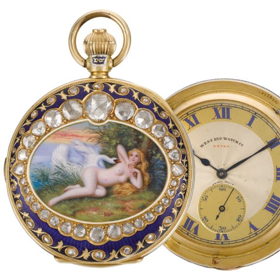 Swiss half-hunting cased minute repeating pocket watch Circa 1910