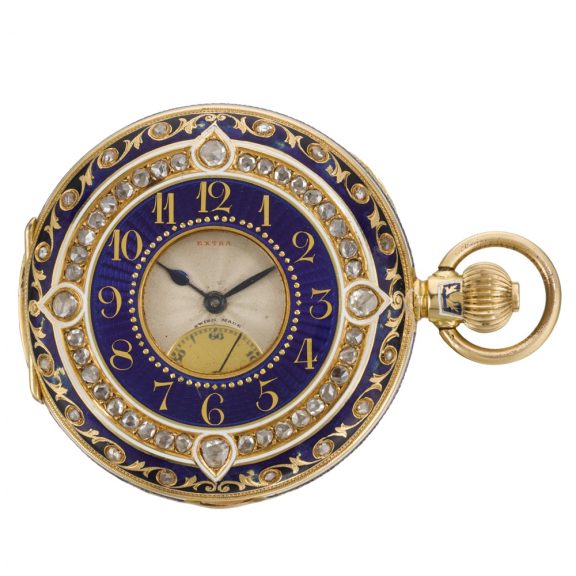 Swiss half-hunting cased minute repeating pocket watch Circa 1910 Swiss half-hunting cased minute repeating pocket watch Circa 1910