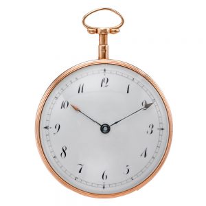 Swiss gold quarter repeating musical watch Circa 1820