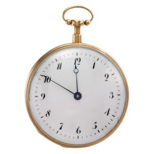 Swiss 18k gold quarter repeating musical watch Circa 1800