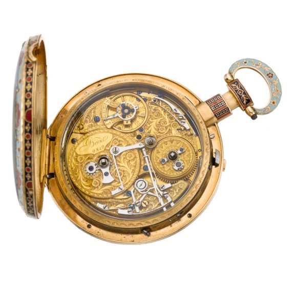 Swiss quarter repeating hour striking musical watch Circa 1820 Swiss quarter repeating hour striking musical watch Circa 1820
