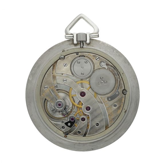French/Swiss platinum keyless lever dress watch Circa 1925 French/Swiss platinum keyless lever dress watch Circa 1925