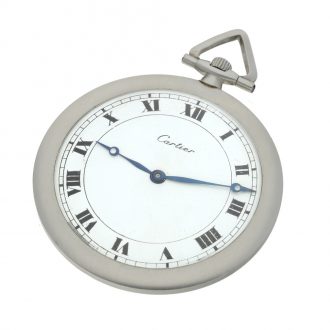 French/Swiss platinum keyless lever dress watch Circa 1925