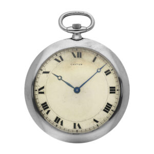 French/Swiss platinum keyless lever dress watch Circa 1930