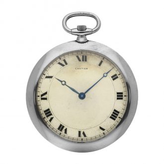 French/Swiss platinum keyless lever dress watch Circa 1930