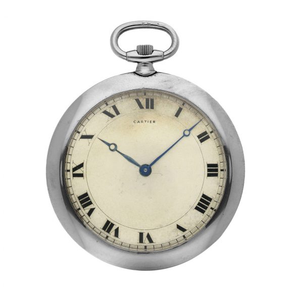 French/Swiss platinum keyless lever dress watch Circa 1930