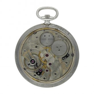 French/Swiss platinum keyless lever dress watch Circa 1930