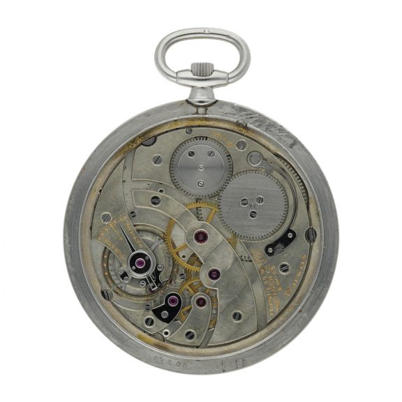 French/Swiss platinum keyless lever dress watch Circa 1930 French/Swiss platinum keyless lever dress watch Circa 1930