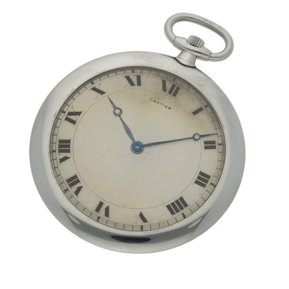 French/Swiss platinum keyless lever dress watch Circa 1930 French/Swiss platinum keyless lever dress watch Circa 1930