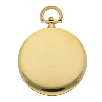 French gold pocket watch with concealed guillotine dial Circa 1930