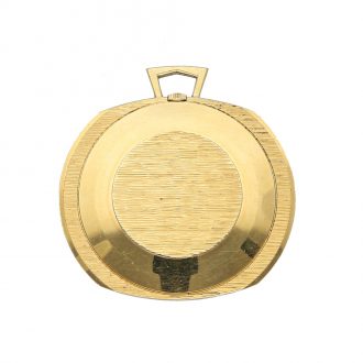 Unusual Swiss 18K gold keyless Ricochet dress watch Circa 1962