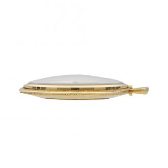 Unusual Swiss 18K gold keyless Ricochet dress watch Circa 1962