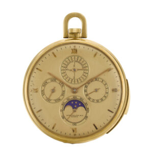 Swiss minute repeating perpetual calendar watch Circa 1938